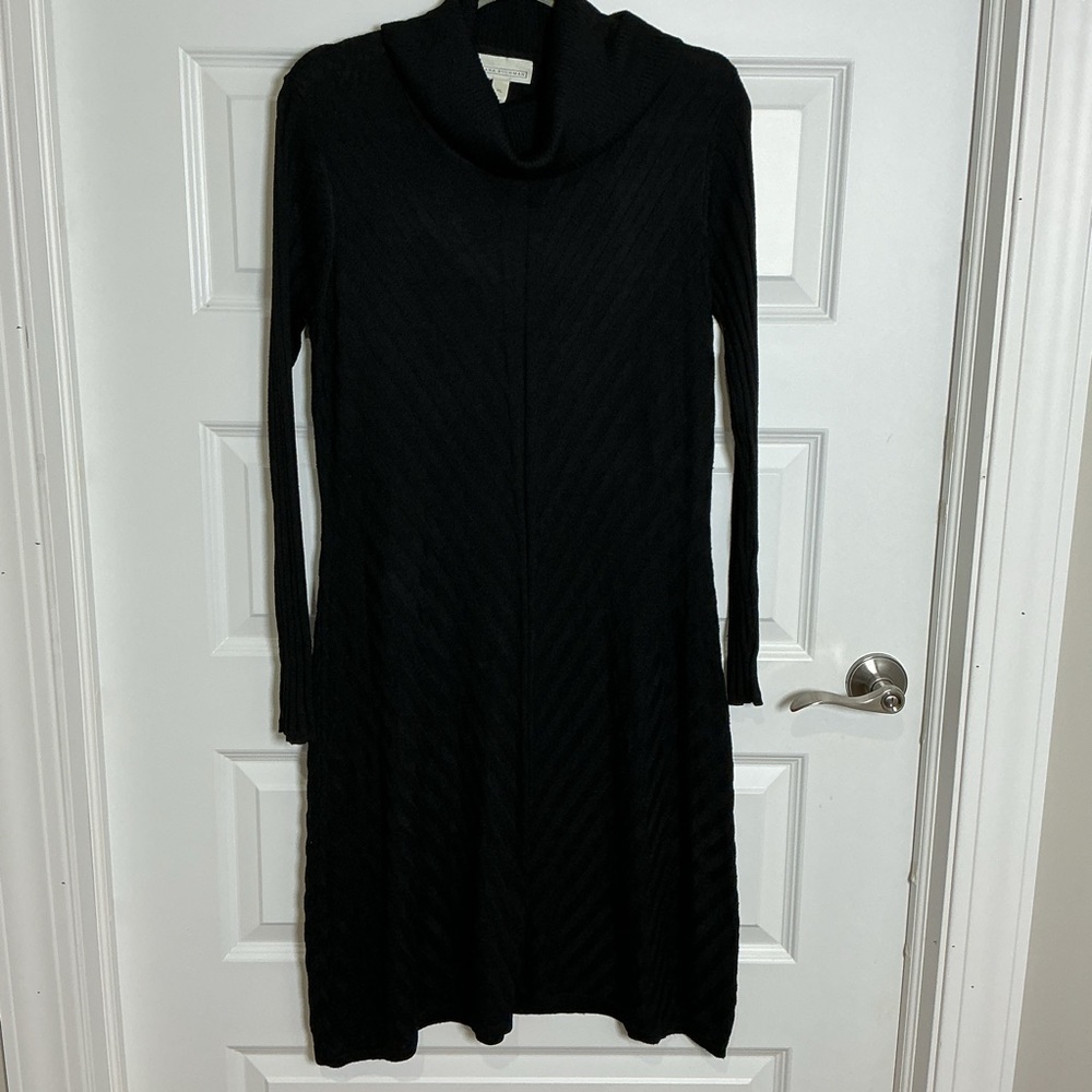 Dana Buchman Black Long Sleeve Dress Size XL